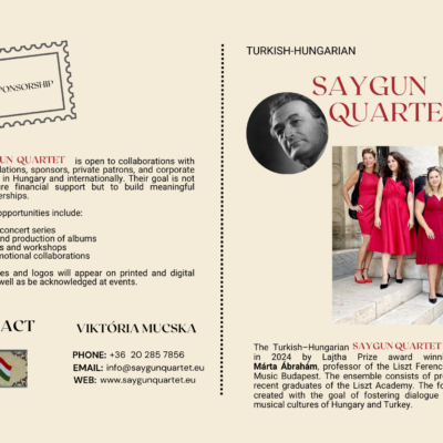 Brosure Saygun quartet 2